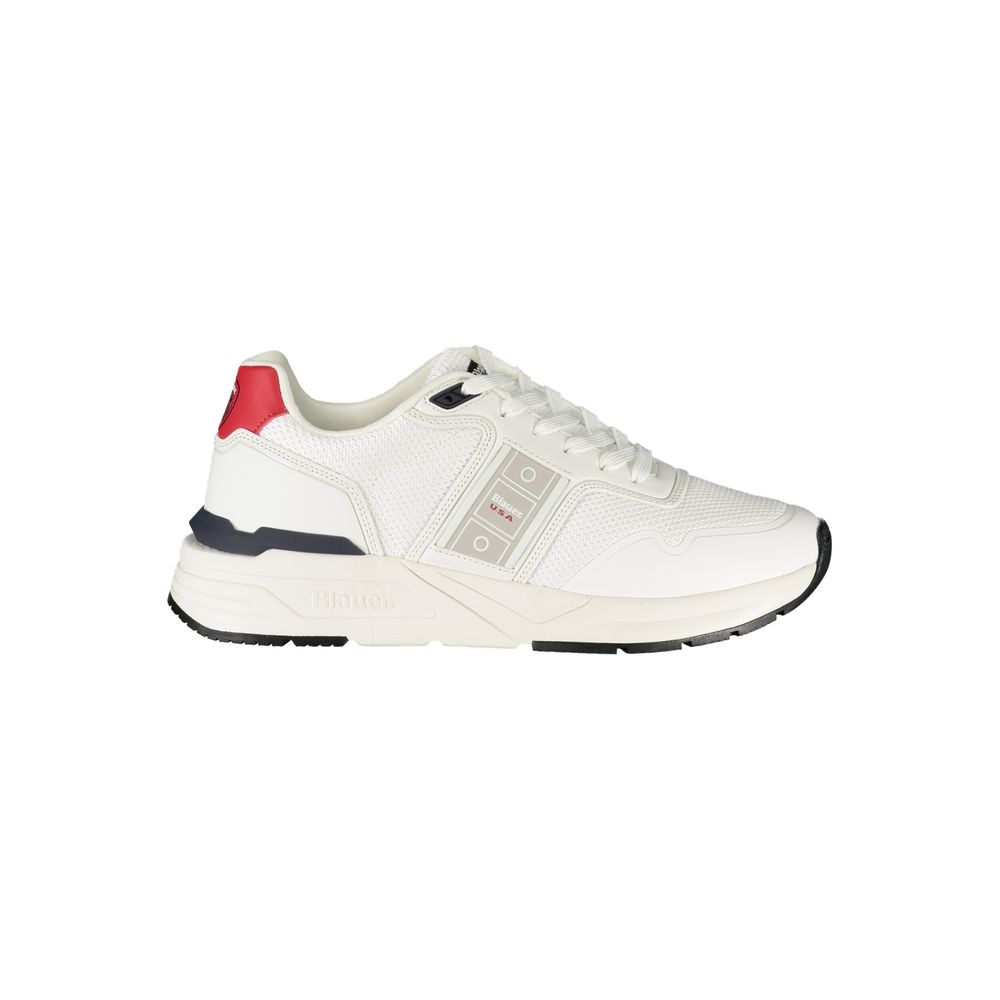Blauer White Polyester Men's Men's Sneaker