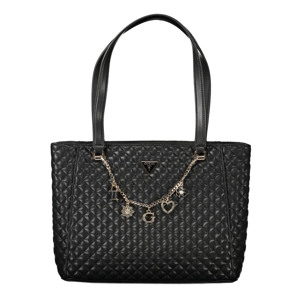 Guess Jeans Black Polyethylene Women Women's Handbag