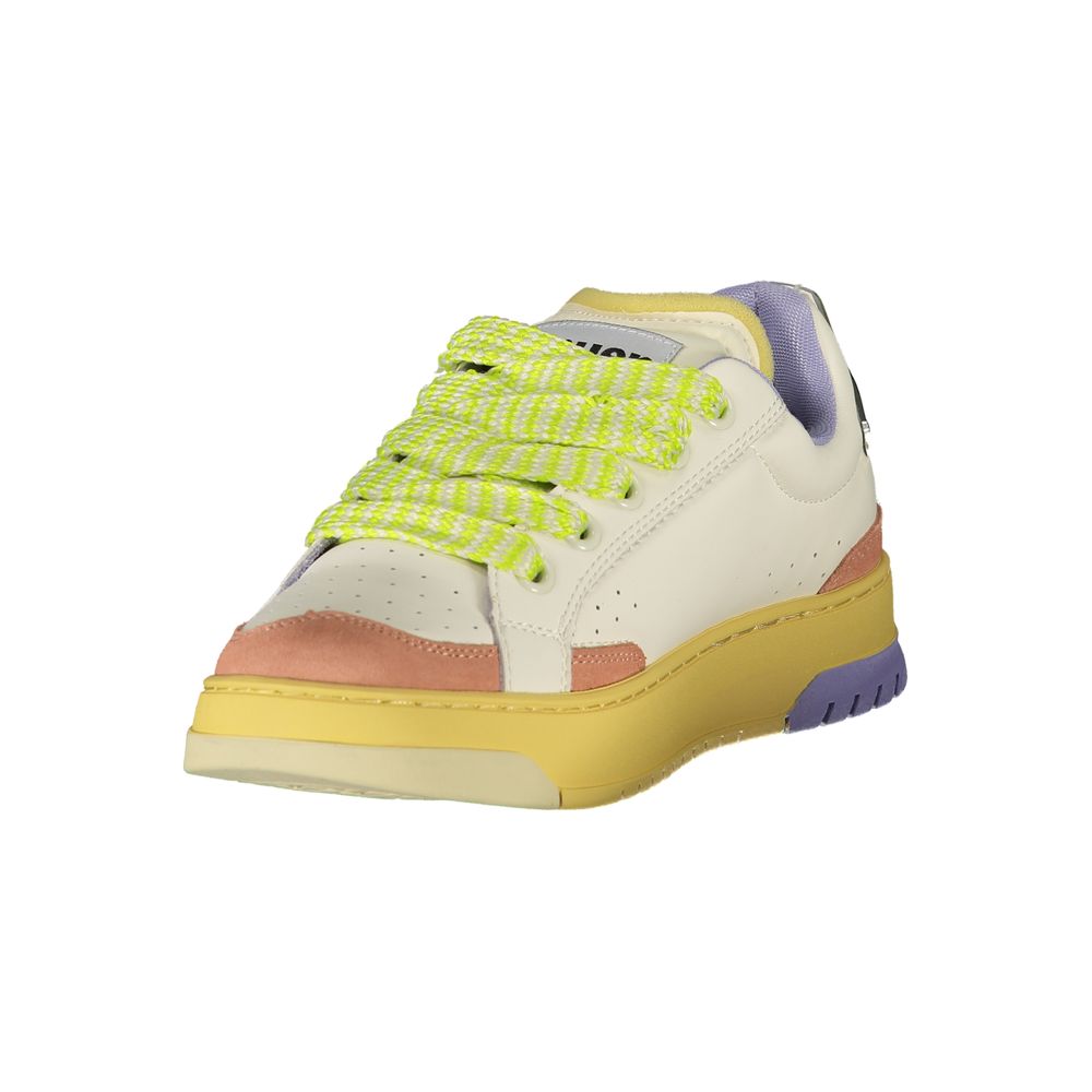 Blauer White Polyurethane Women Women's Sneaker