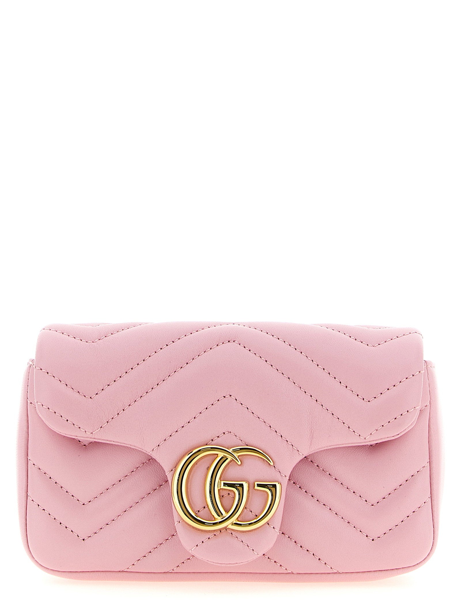 Gucci Women's Gg Marmont Chevron Crossbody Bag