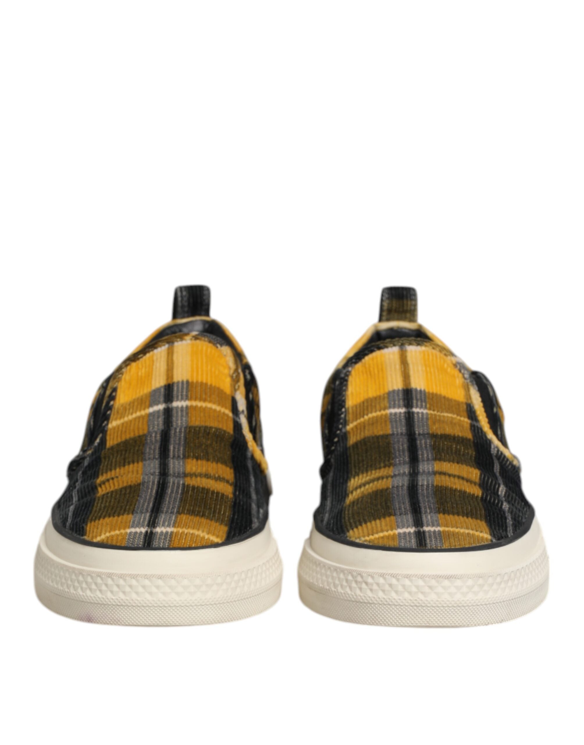 Dolce & Gabbana Multicolor Portofino Tartan Check Sneakers Men's Shoes (Pre-Owned)