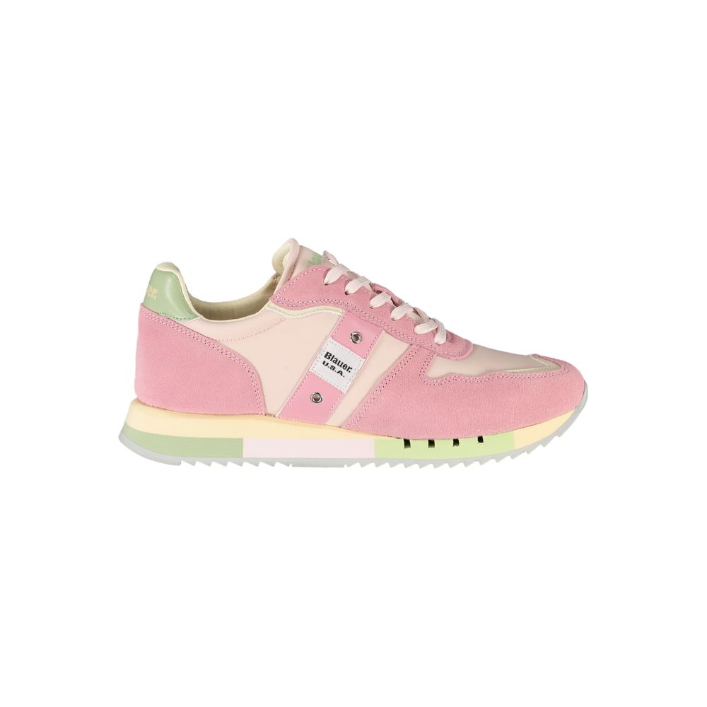 Blauer Rosa Polyurethane Women Women's Sneaker