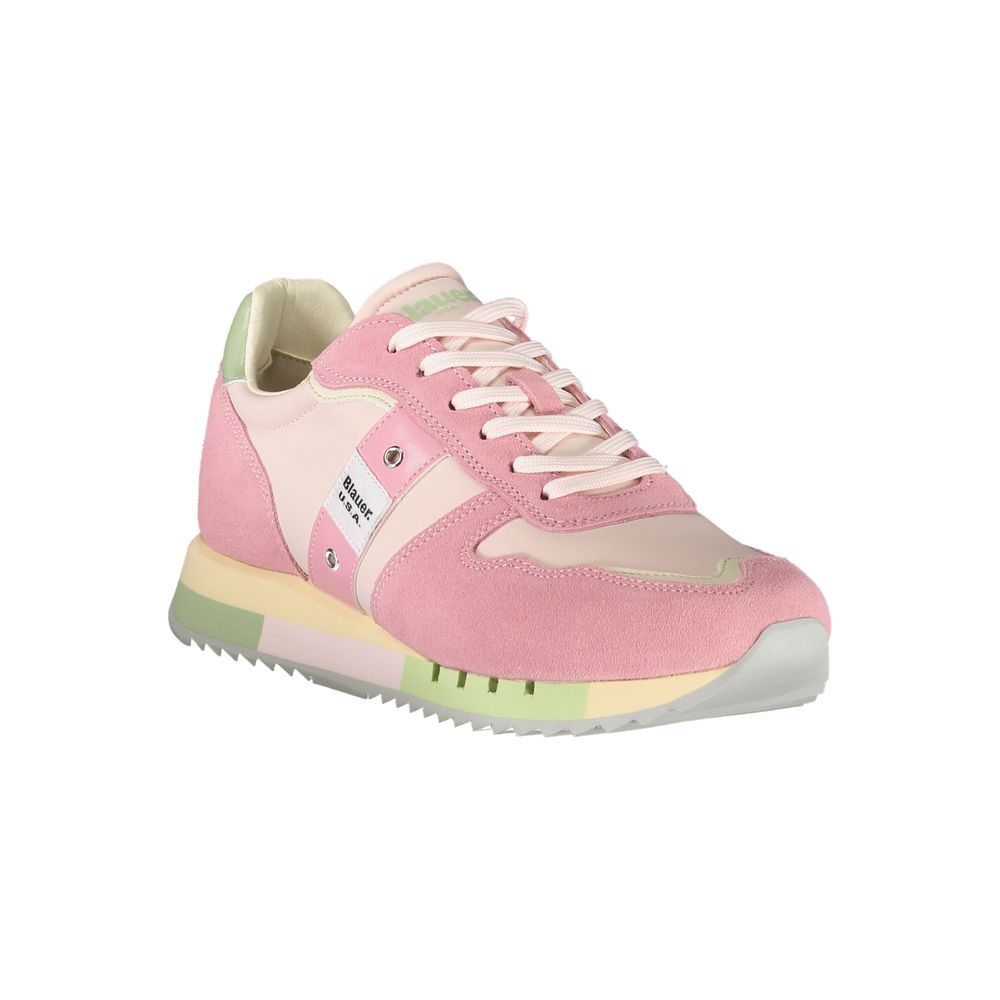 Blauer Rosa Polyurethane Women Women's Sneaker