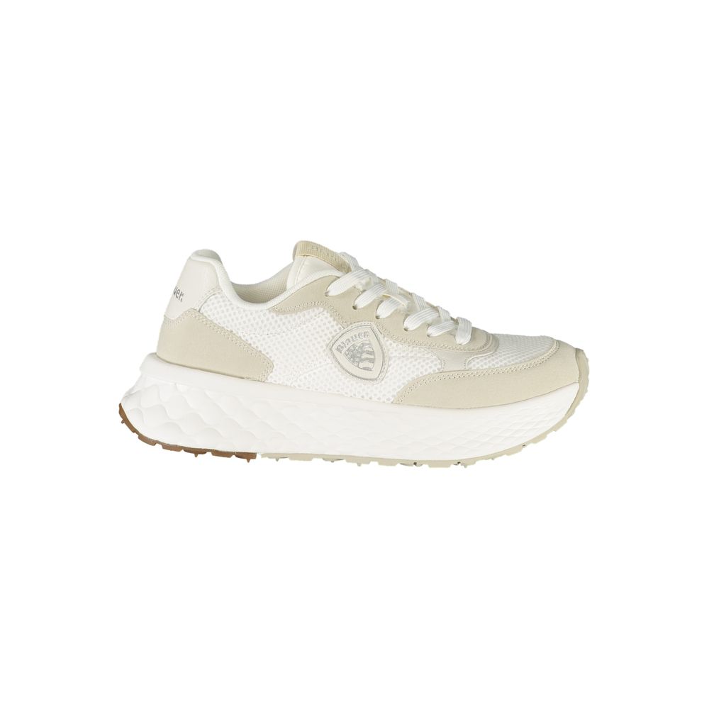 Blauer White Polyurethane Women Women's Sneaker