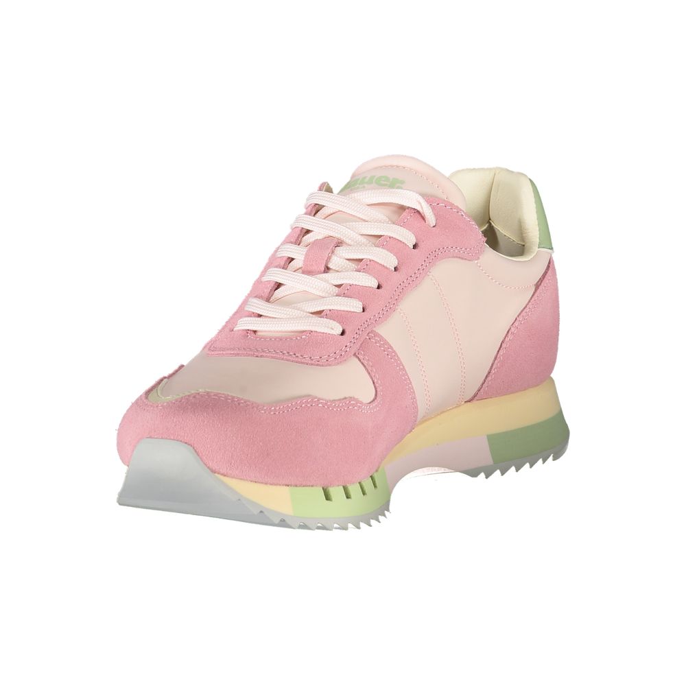 Blauer Rosa Polyurethane Women Women's Sneaker