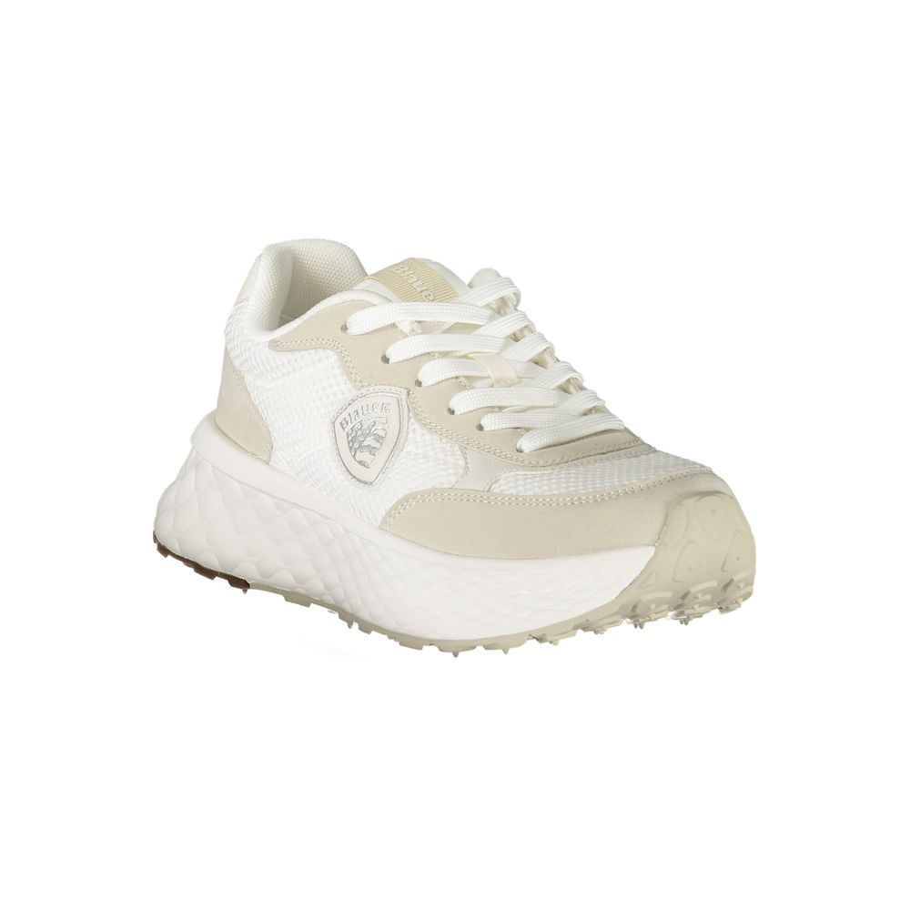 Blauer White Polyurethane Women Women's Sneaker