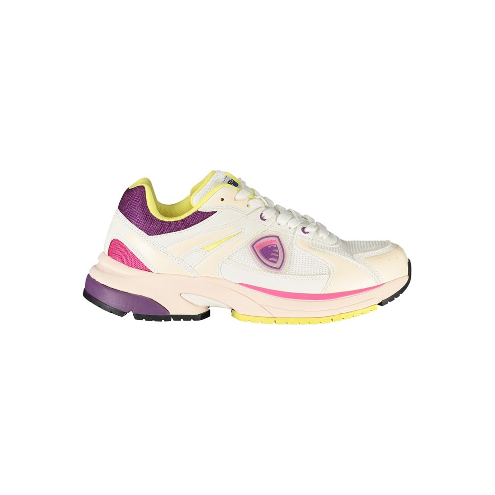 Blauer White Polyurethane Women Women's Sneaker