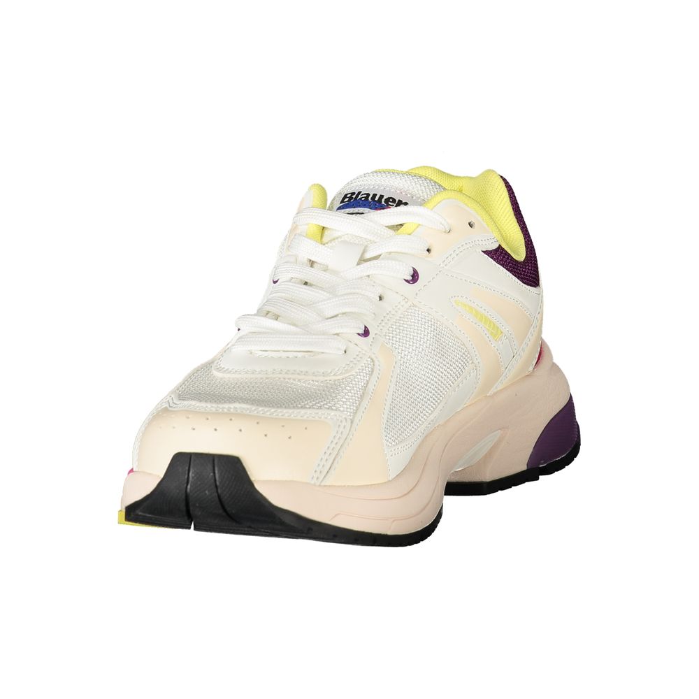 Blauer White Polyurethane Women Women's Sneaker