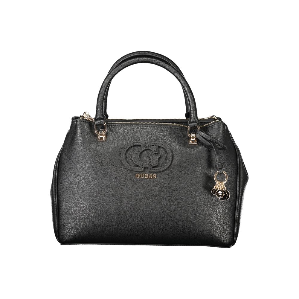 Guess Jeans Black Polyurethane Women's Women's Handbag