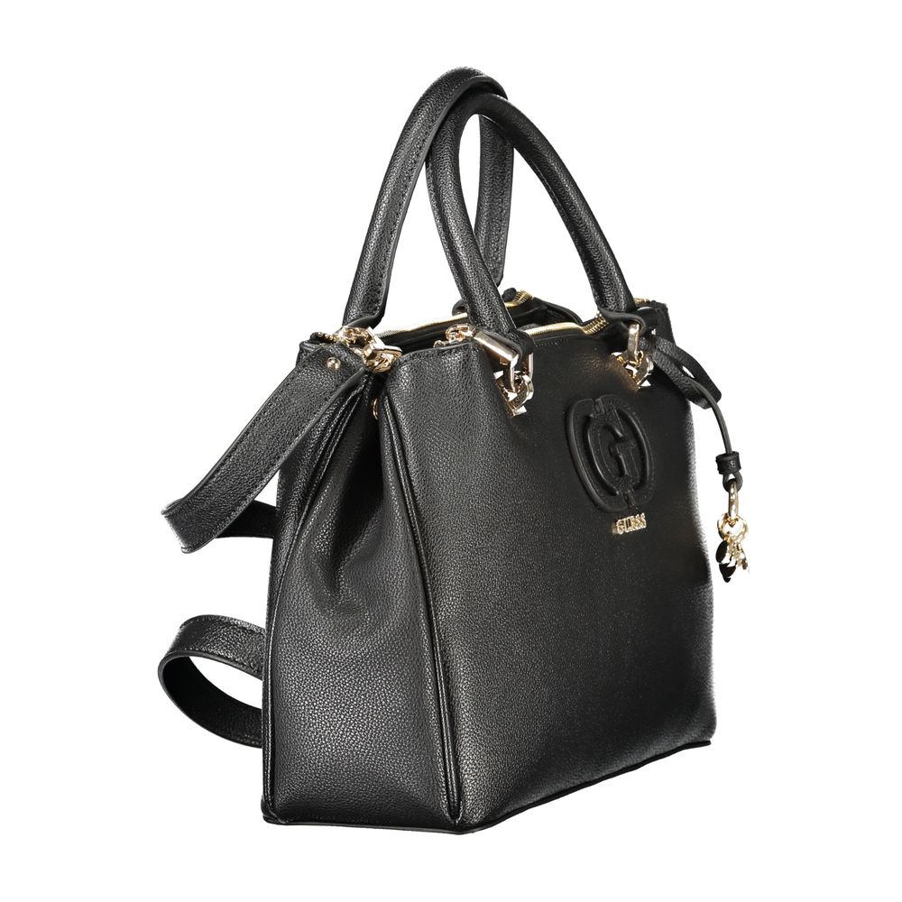Guess Jeans Black Polyurethane Women's Women's Handbag
