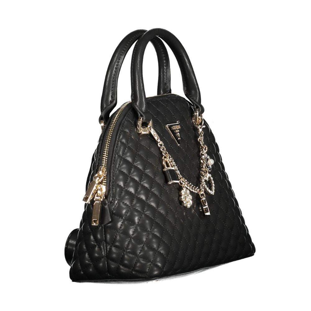 Guess Jeans Black Polyethylene Women Women's Handbag