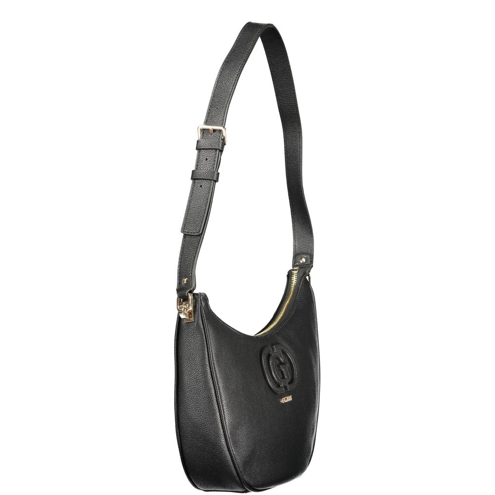 Guess Jeans Nero Poliuretano Women Women's Handbag