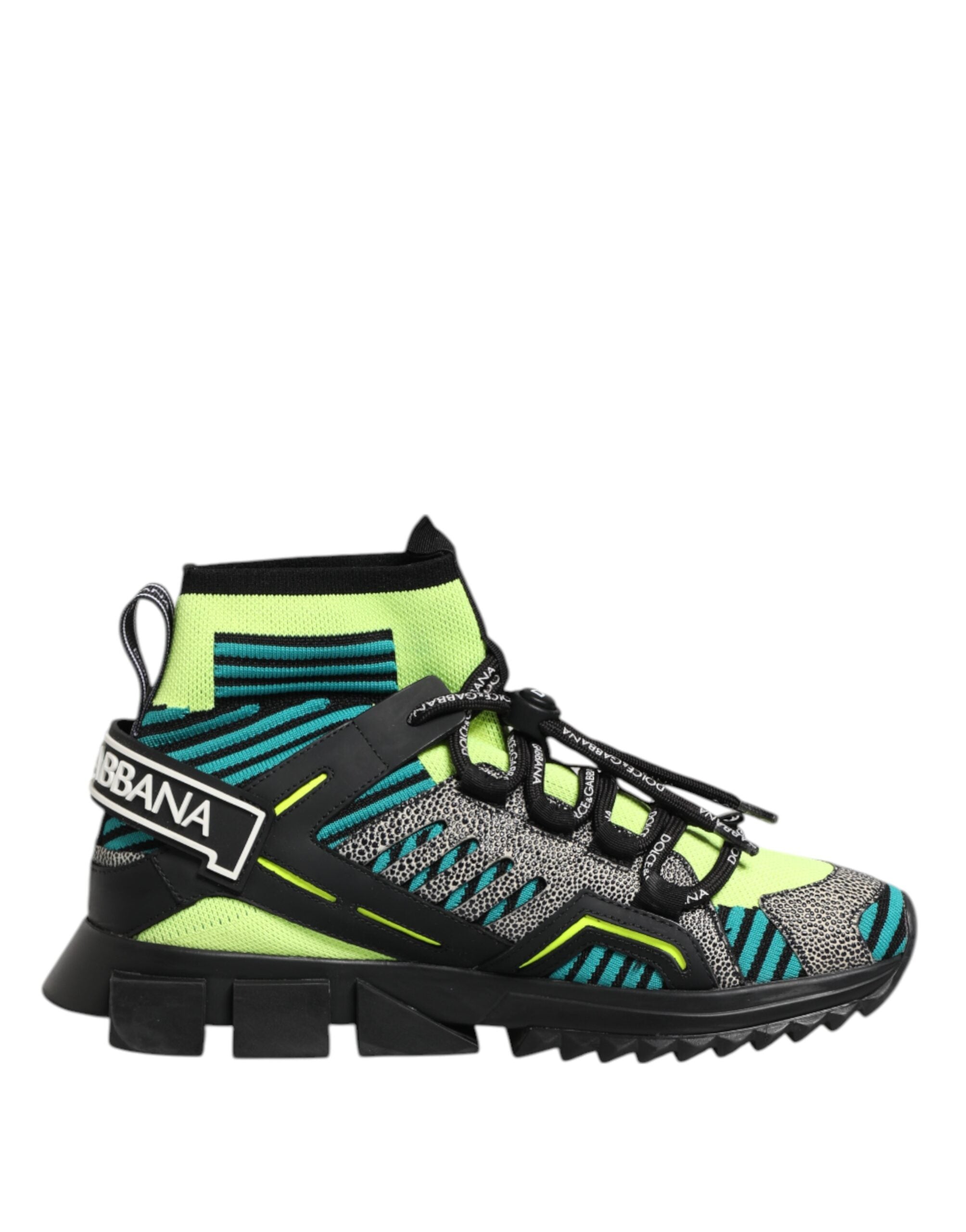 Dolce & Gabbana Multicolor Sorrento Socks Men Sneakers Men's Shoes