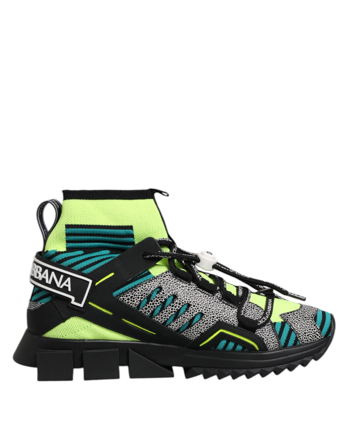 Dolce & Gabbana Multicolor Sorrento Socks Men Sneakers Men's Shoes