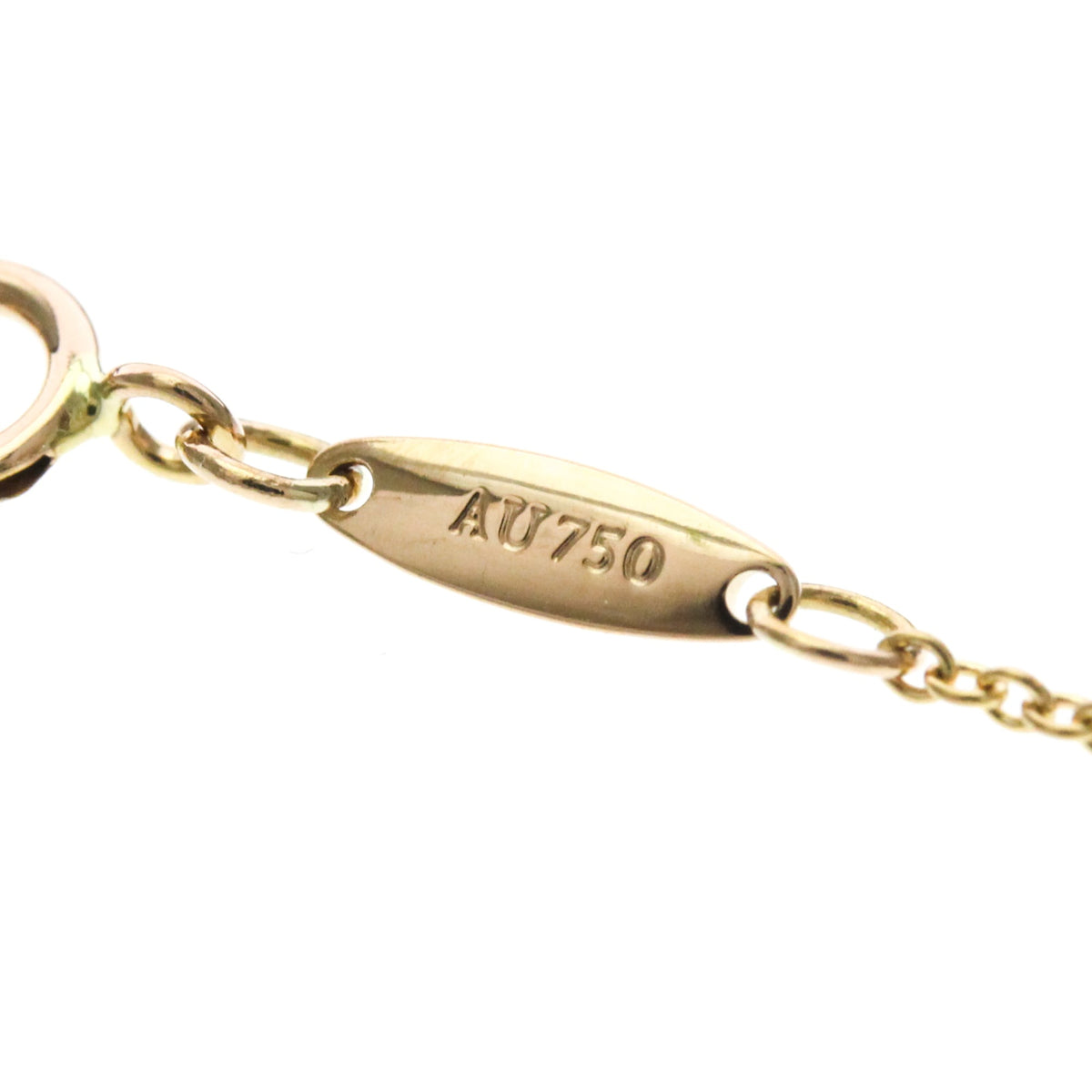 Tiffany & Co. Elsa Peretti Open Heart Pendant 18K Rose Gold Pink Pink_Gold Necklace Jewelry (Pre-Owned)