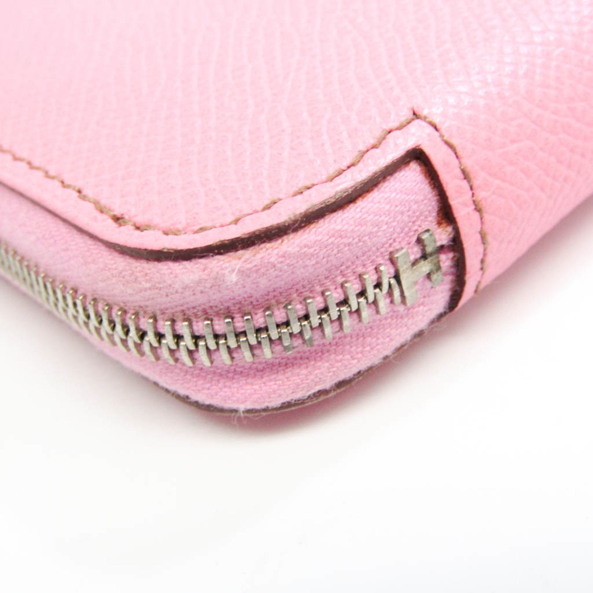Hermès Azap Pink Leather Wallet (Pre-Owned)