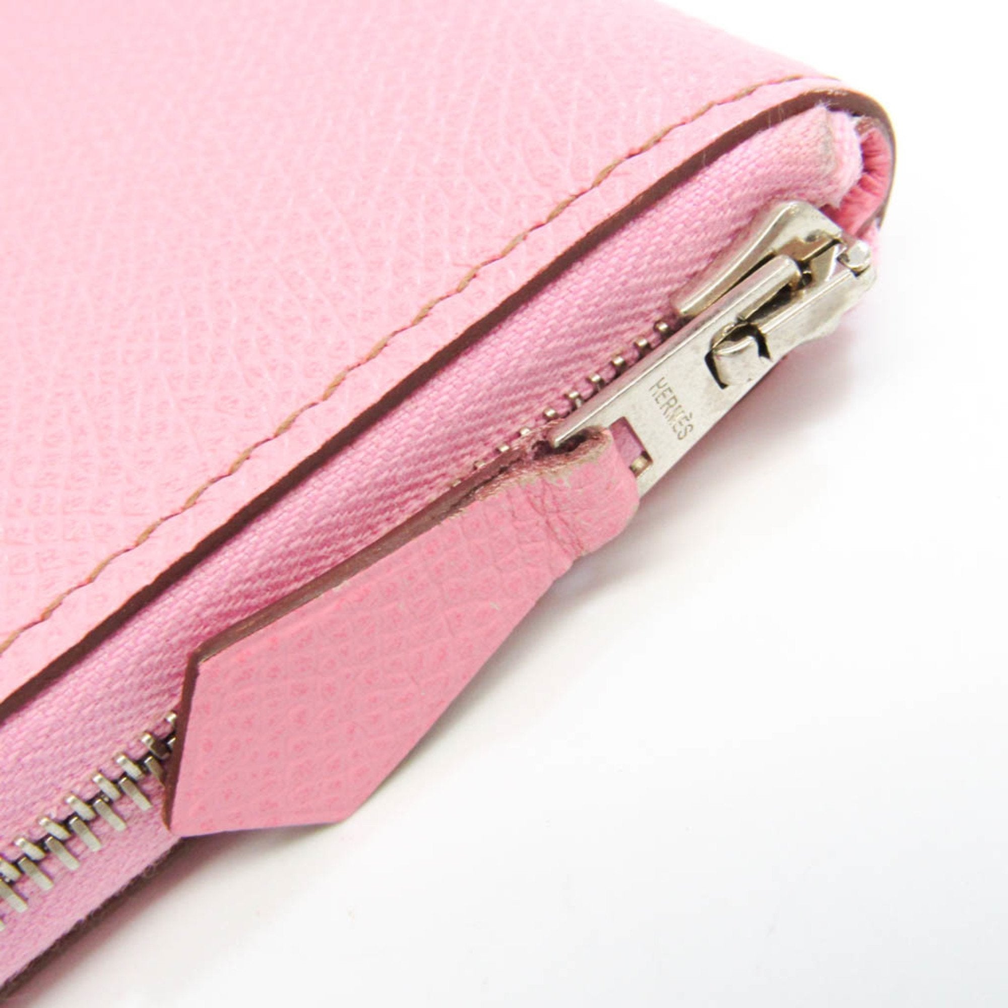 Hermès Azap Pink Leather Wallet (Pre-Owned)
