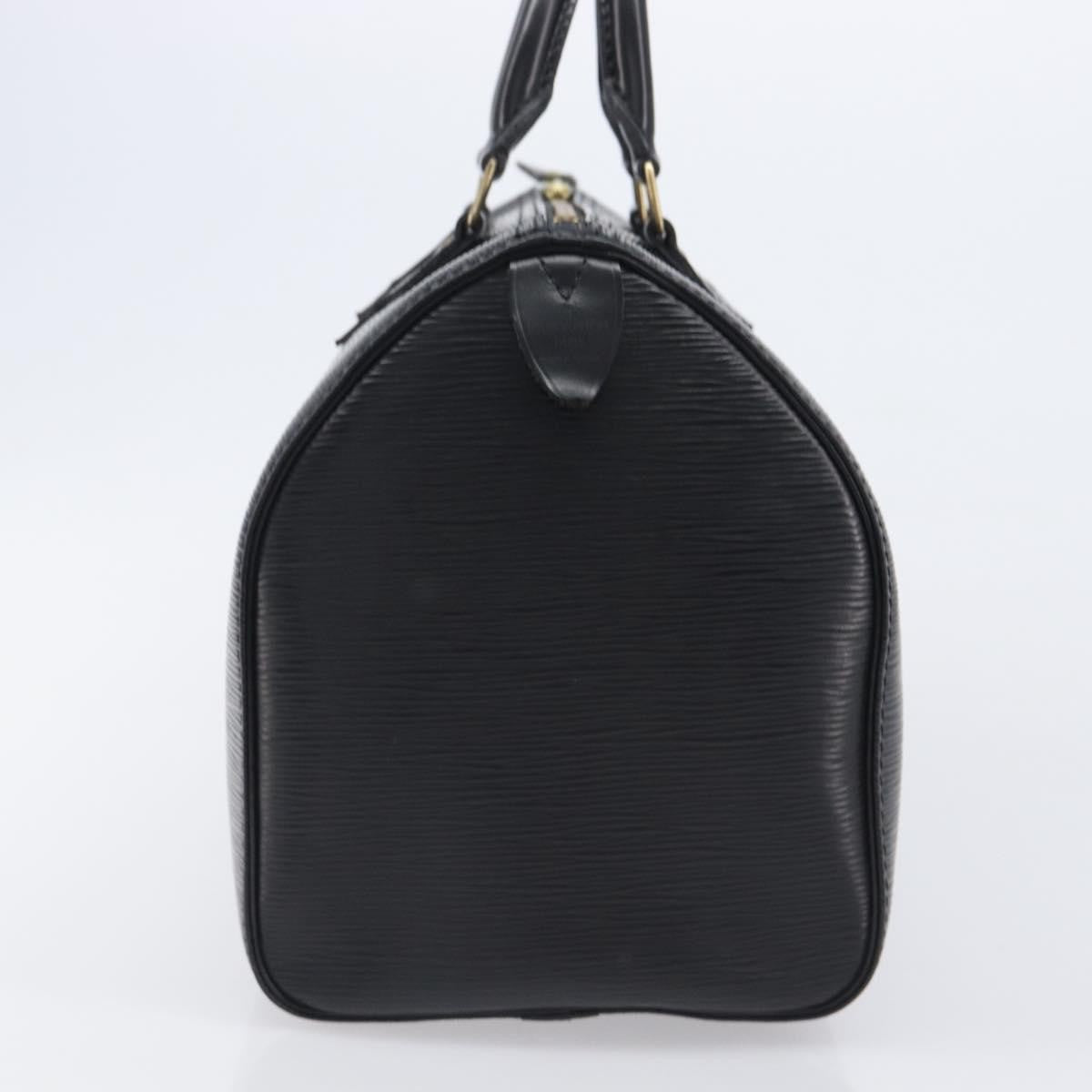 Louis Vuitton Speedy Epi Leather Black Leather Handbag (Pre-Owned)