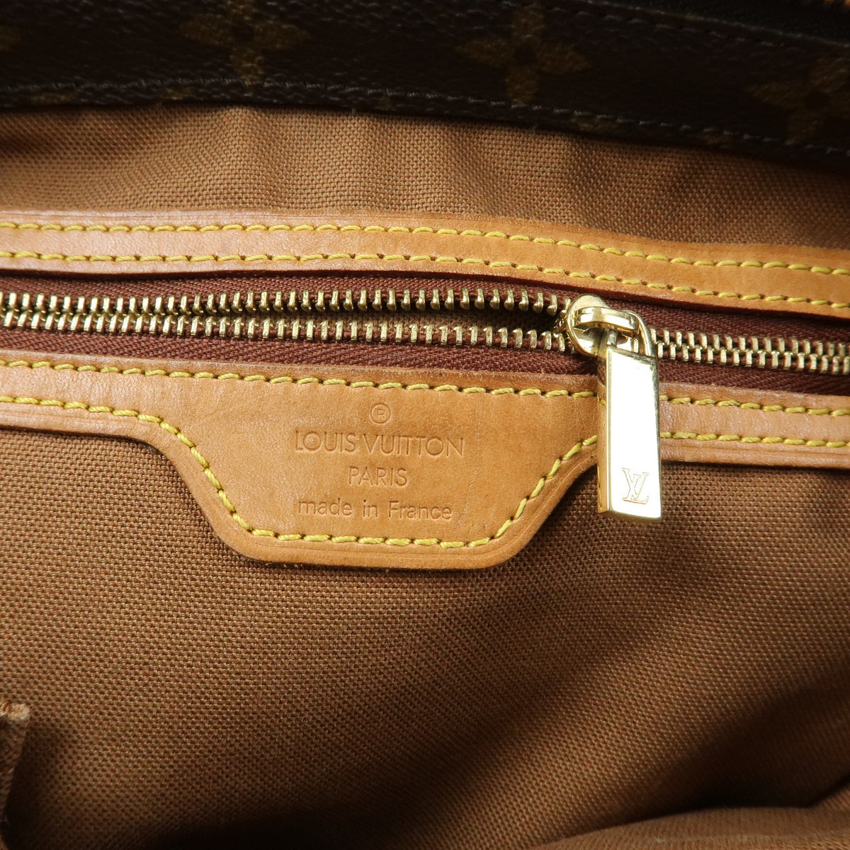 Louis Vuitton Cabas Piano Monogram Canvas Brown Canvas Tote Bag Bag (Pre-Owned)