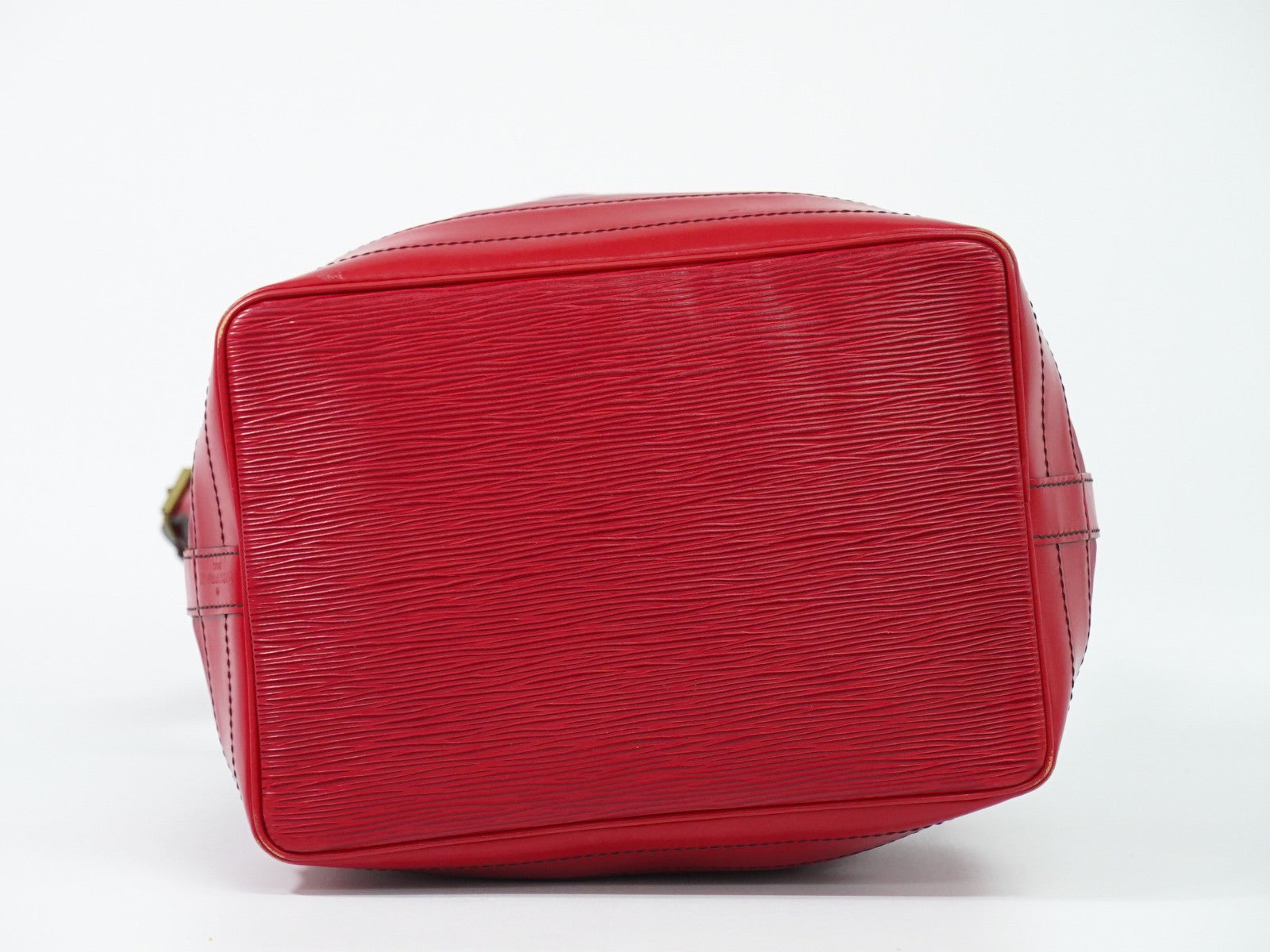 Louis Vuitton Petit Noe Nm Epi Leather Red Leather Shoulder Bag Bag (Pre-Owned)