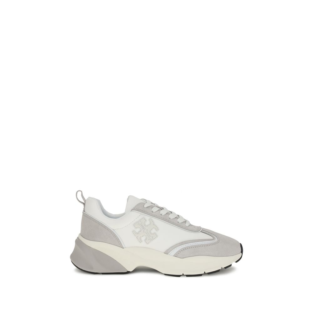 Tory Burch White Calf Leather Bos Taurus Athletic Women's Sneakers
