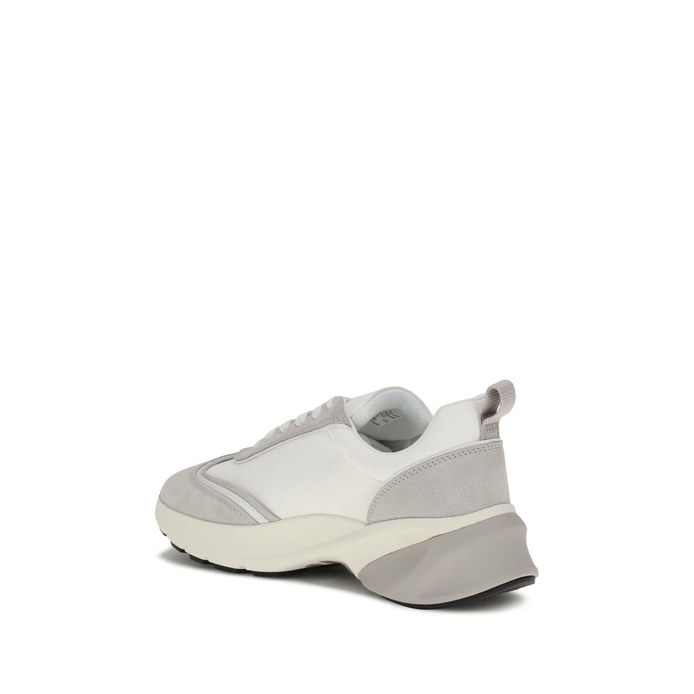 Tory Burch White Calf Leather Bos Taurus Athletic Women's Sneakers