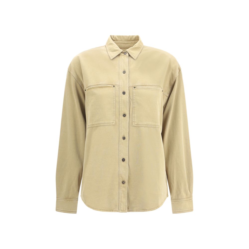 Isabel Marant Étoile Beige Denim Women's Shirt