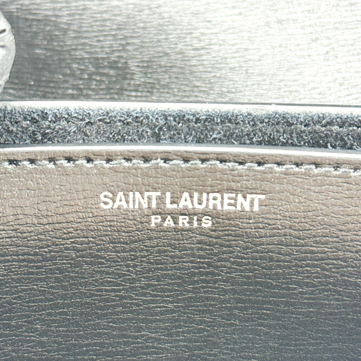 Saint Laurent Sunset Leather Black Calfskin Crossbody Bag Bag (Pre-Owned)