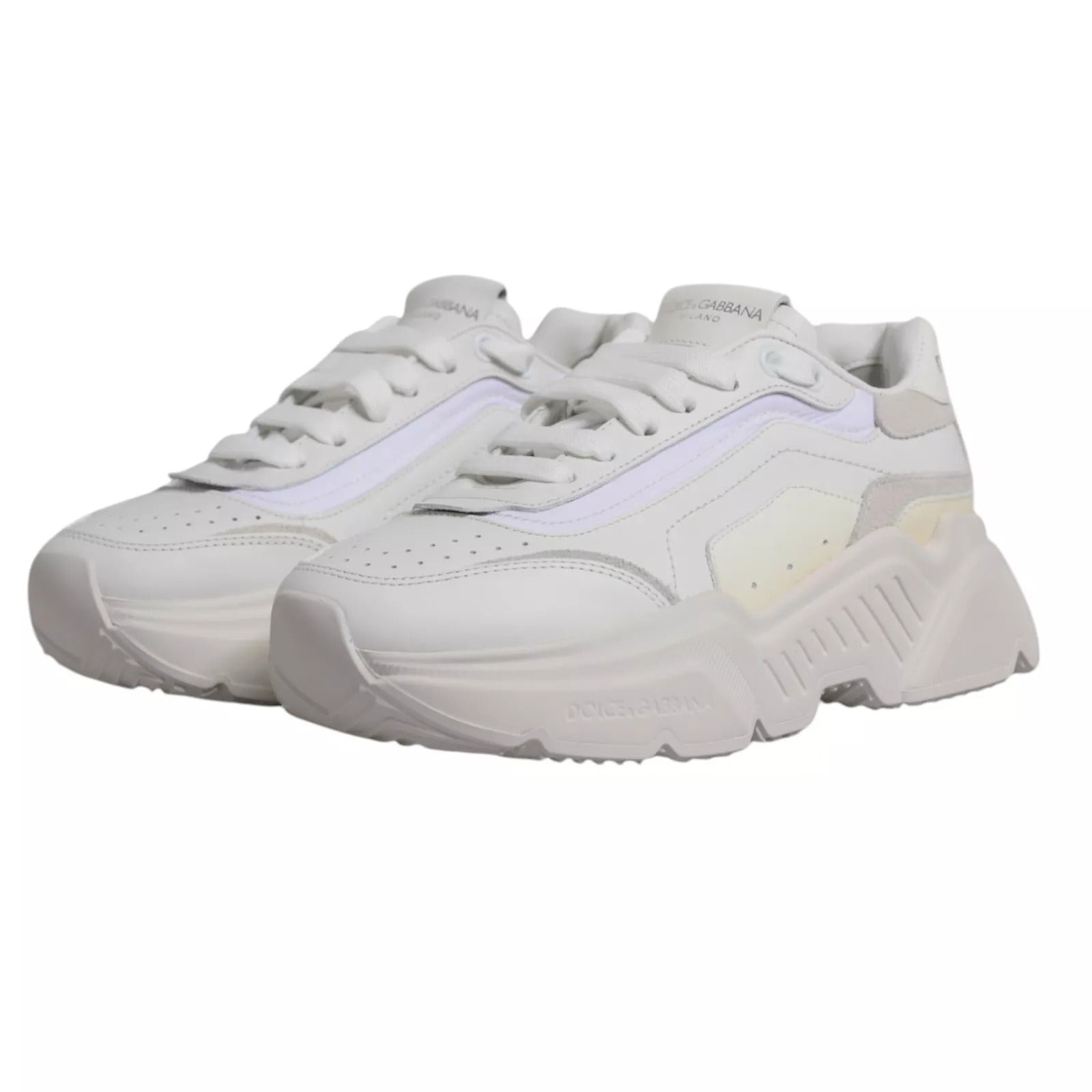 Dolce & Gabbana White Daymaster Low Top Mens Men's Sneakers (Pre-Owned)