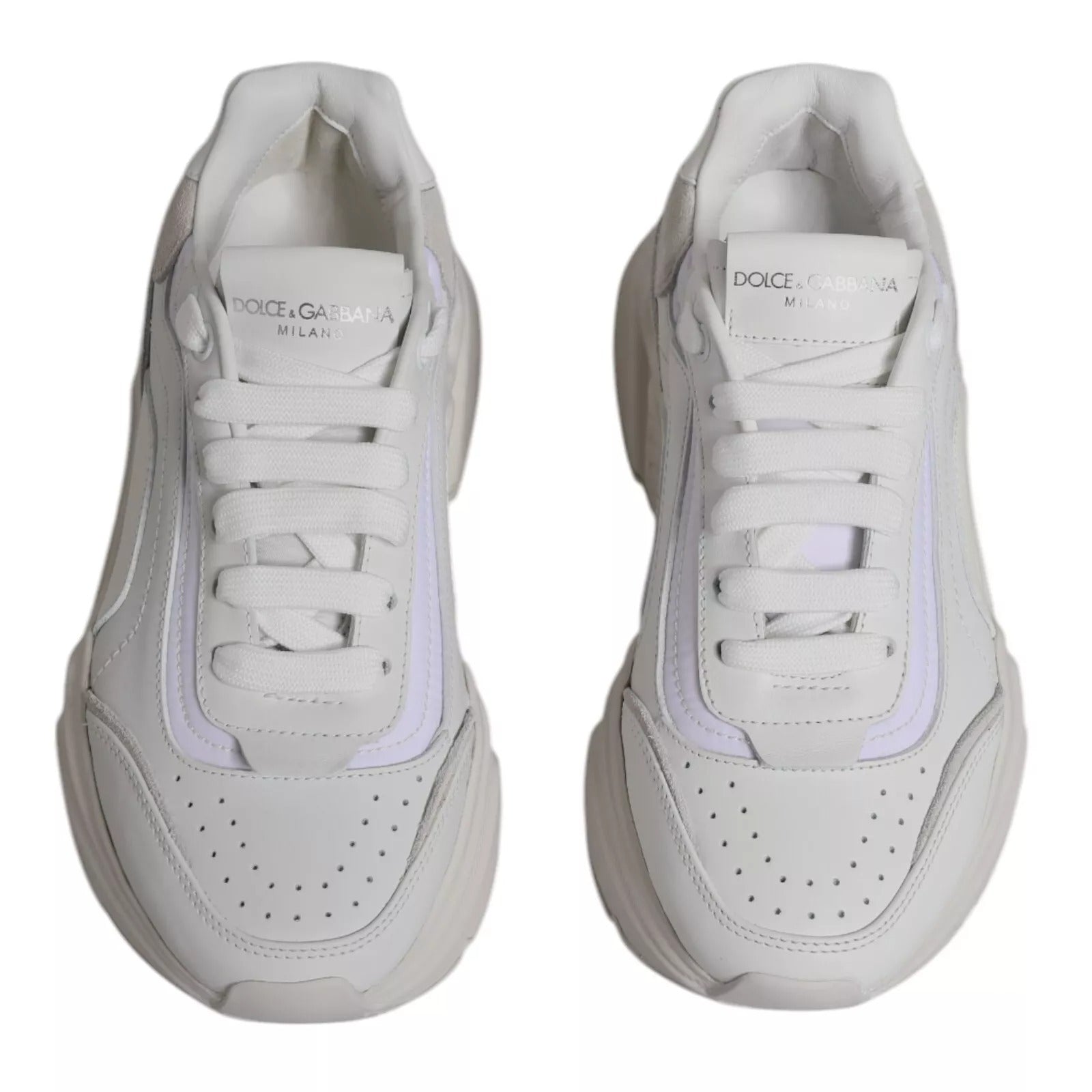 Dolce & Gabbana White Daymaster Low Top Mens Men's Sneakers (Pre-Owned)