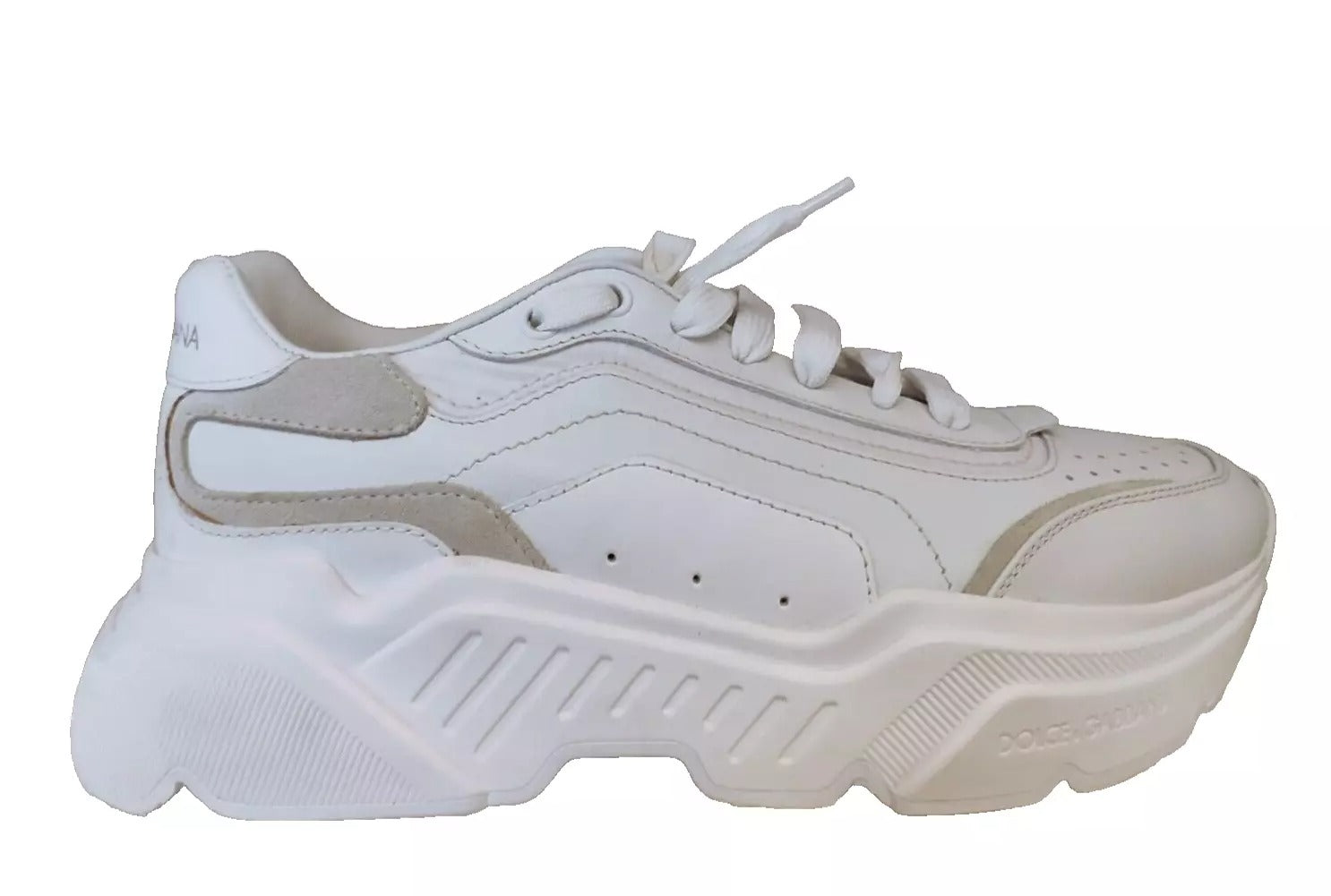 Dolce & Gabbana White Daymaster Low Top Mens Men's Sneakers (Pre-Owned)