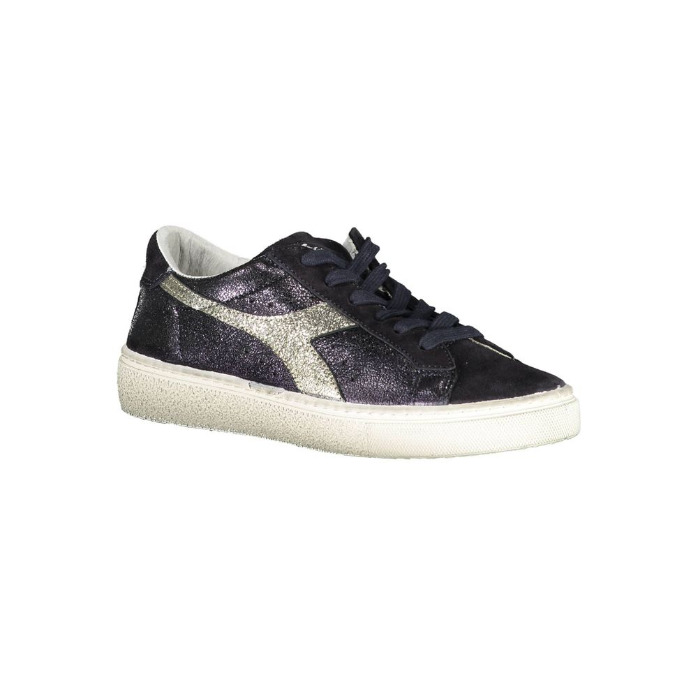 Diadora Black Leather Women Women's Sneaker