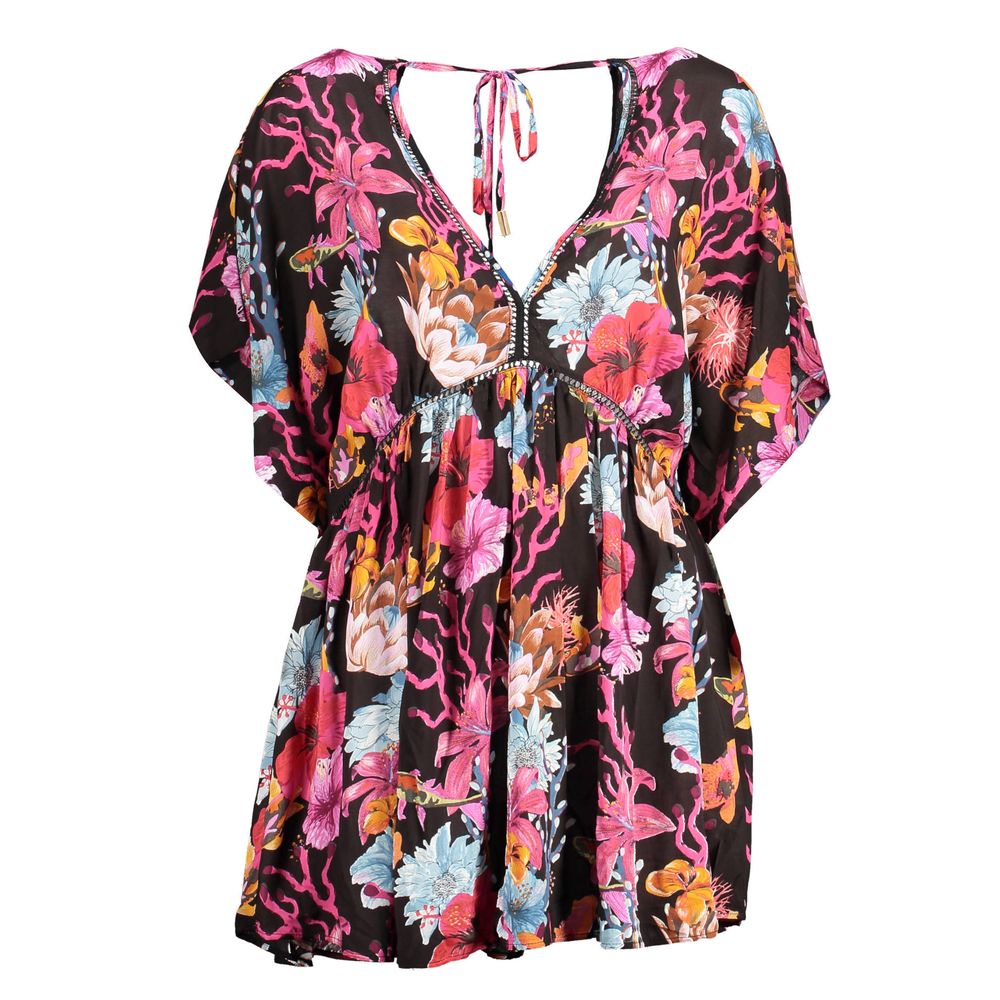 Desigual Black Viscose Women Women's Dress