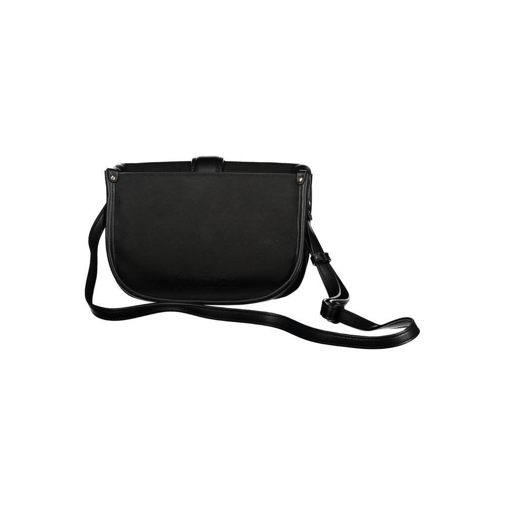 La Martina Nero Polyurethane Women Shoulder Women's Bag