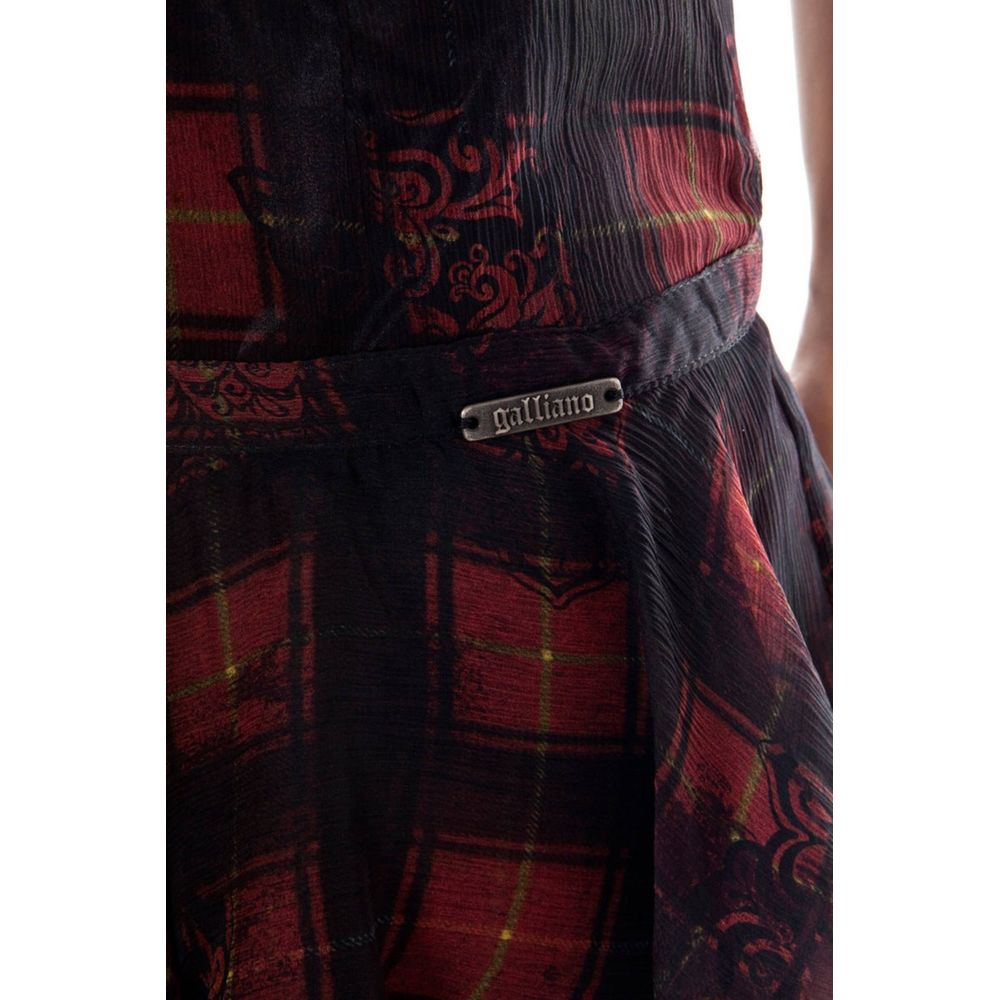John Galliano Black Silk Women Women's Skirt