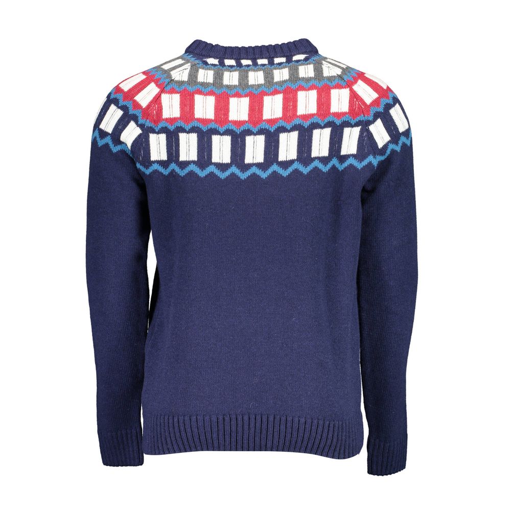 Gant Blue Wool Men Men's Sweater