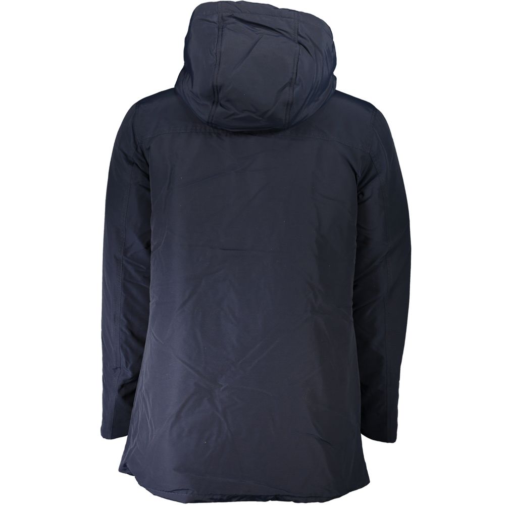 Woolrich Blue Cotton Men Men's Jacket