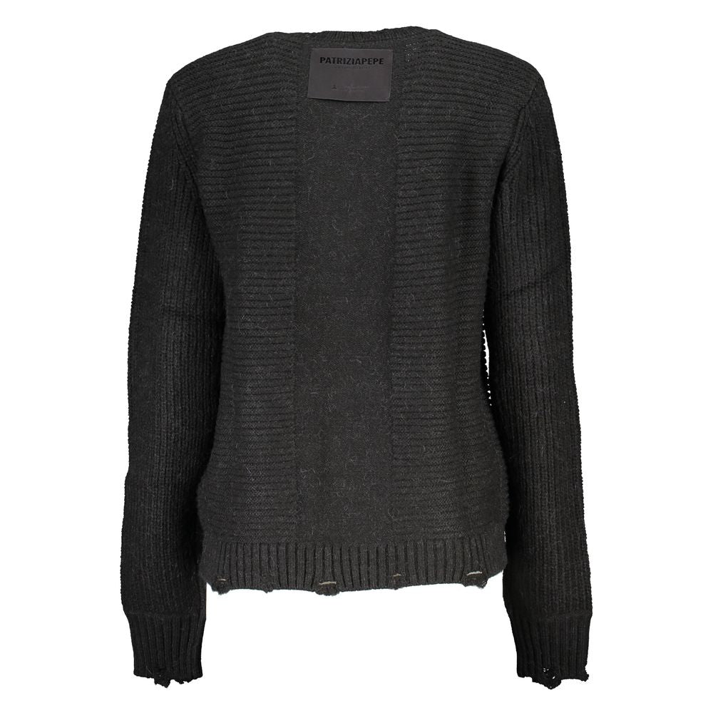 Patrizia Pepe Black Acrylic Women's Women's Sweater