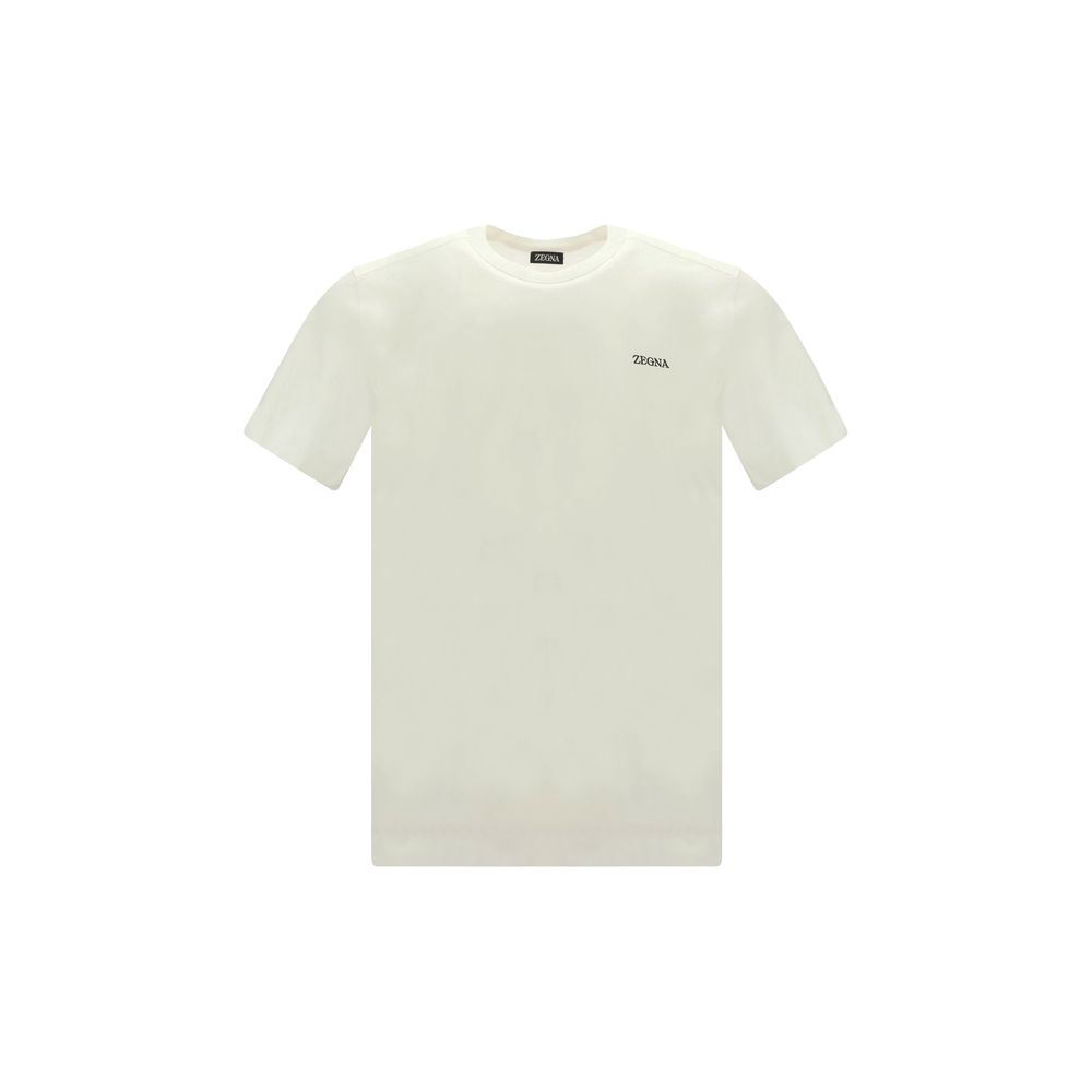 ZEGNA White Cotton Men's T-Shirt