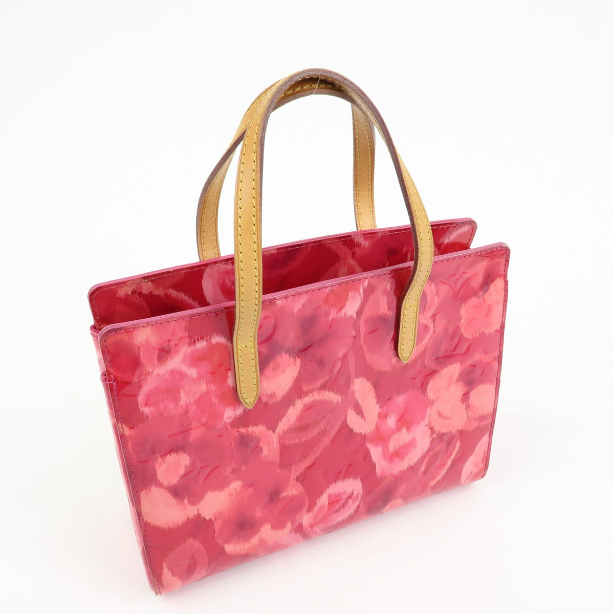 Louis Vuitton Catalina Limited Edition Monogram Vernis Ikat Pink Leather Handbag (Pre-Owned)