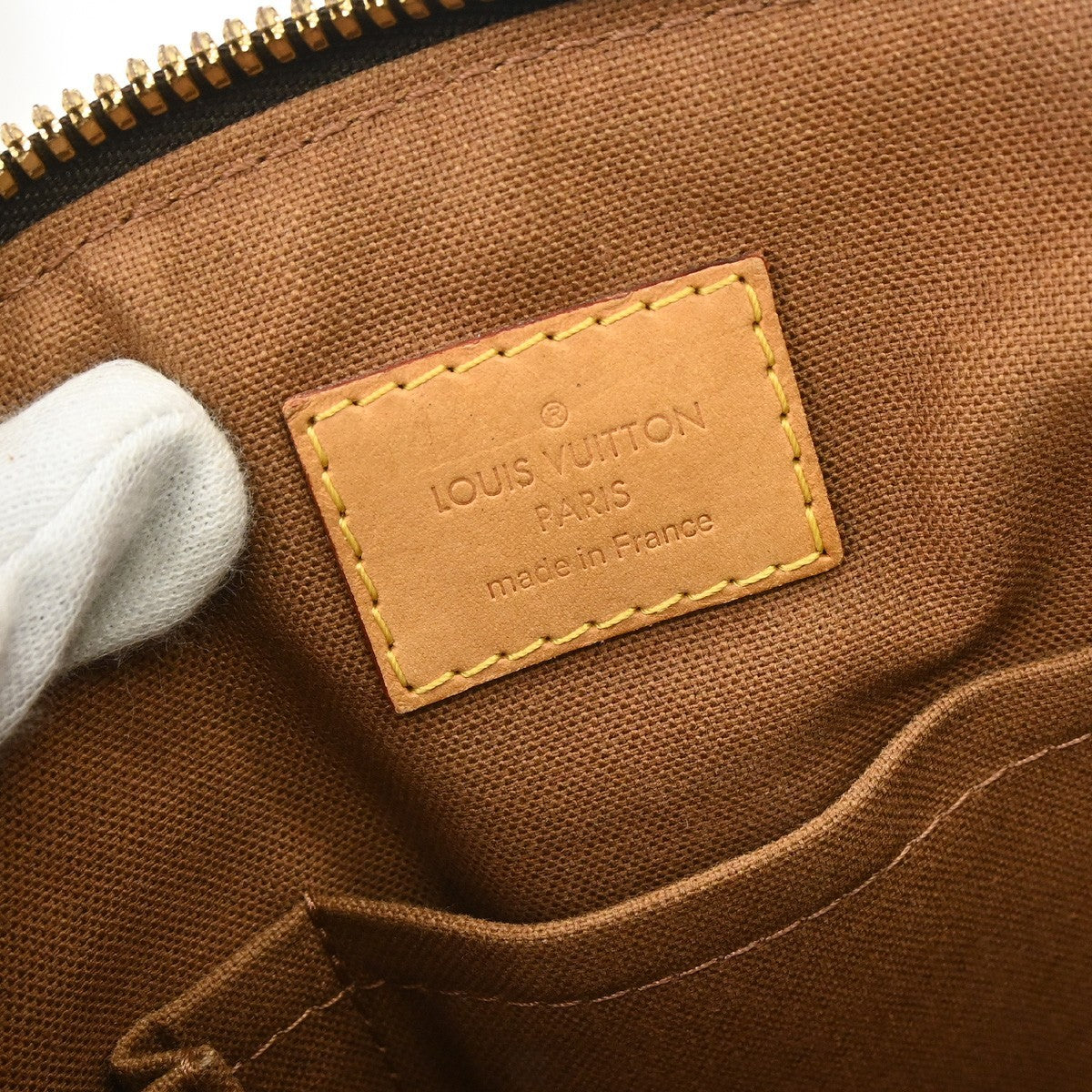 Louis Vuitton Tivoli Monogram Canvas Brown Canvas Handbag (Pre-Owned)