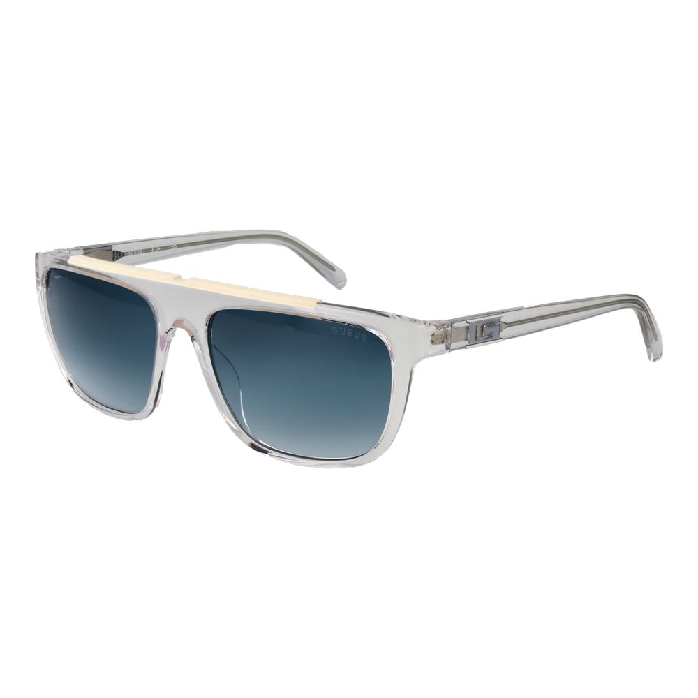 Guess Transparent Stainless Steel Men's Sunglasses