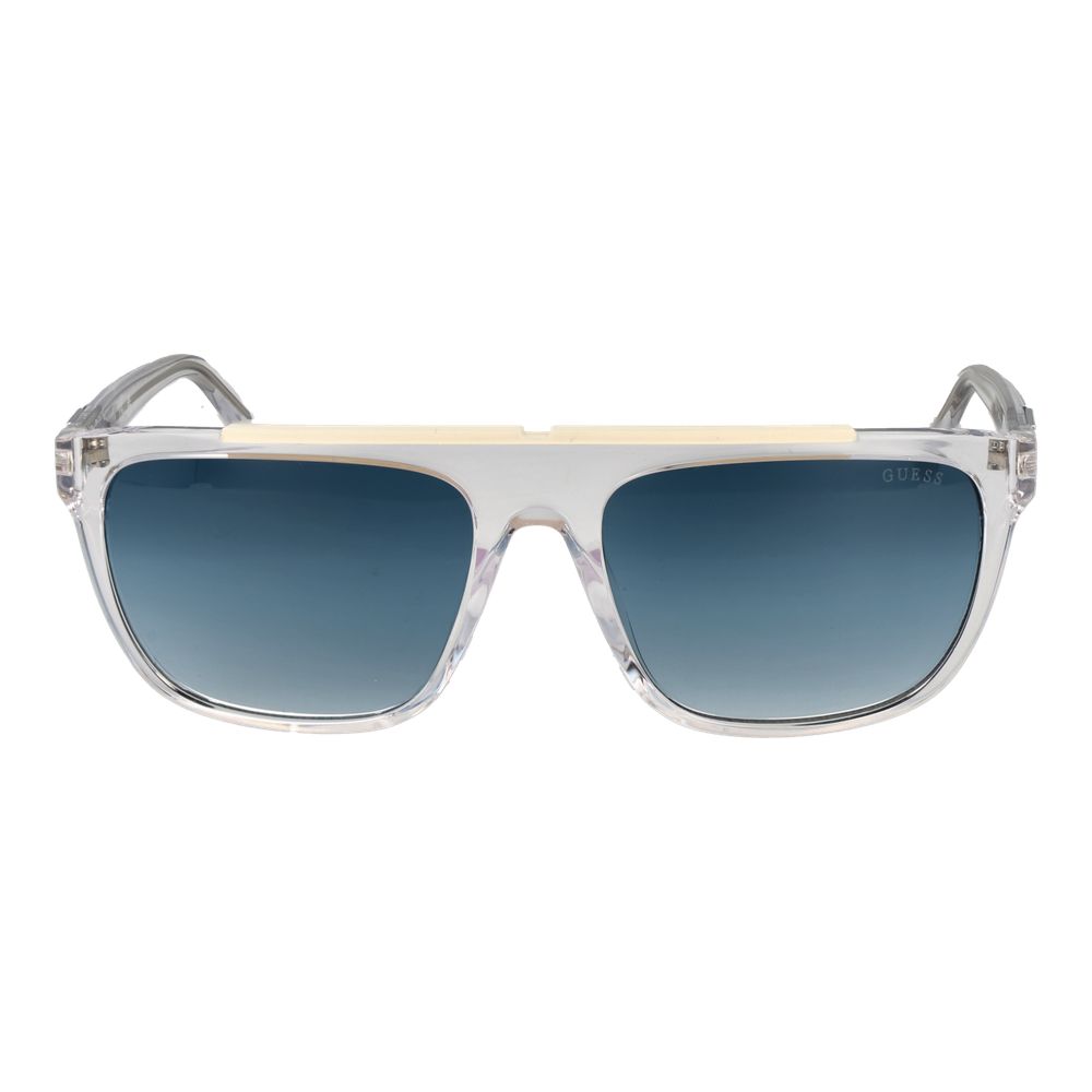 Guess Transparent Stainless Steel Men's Sunglasses