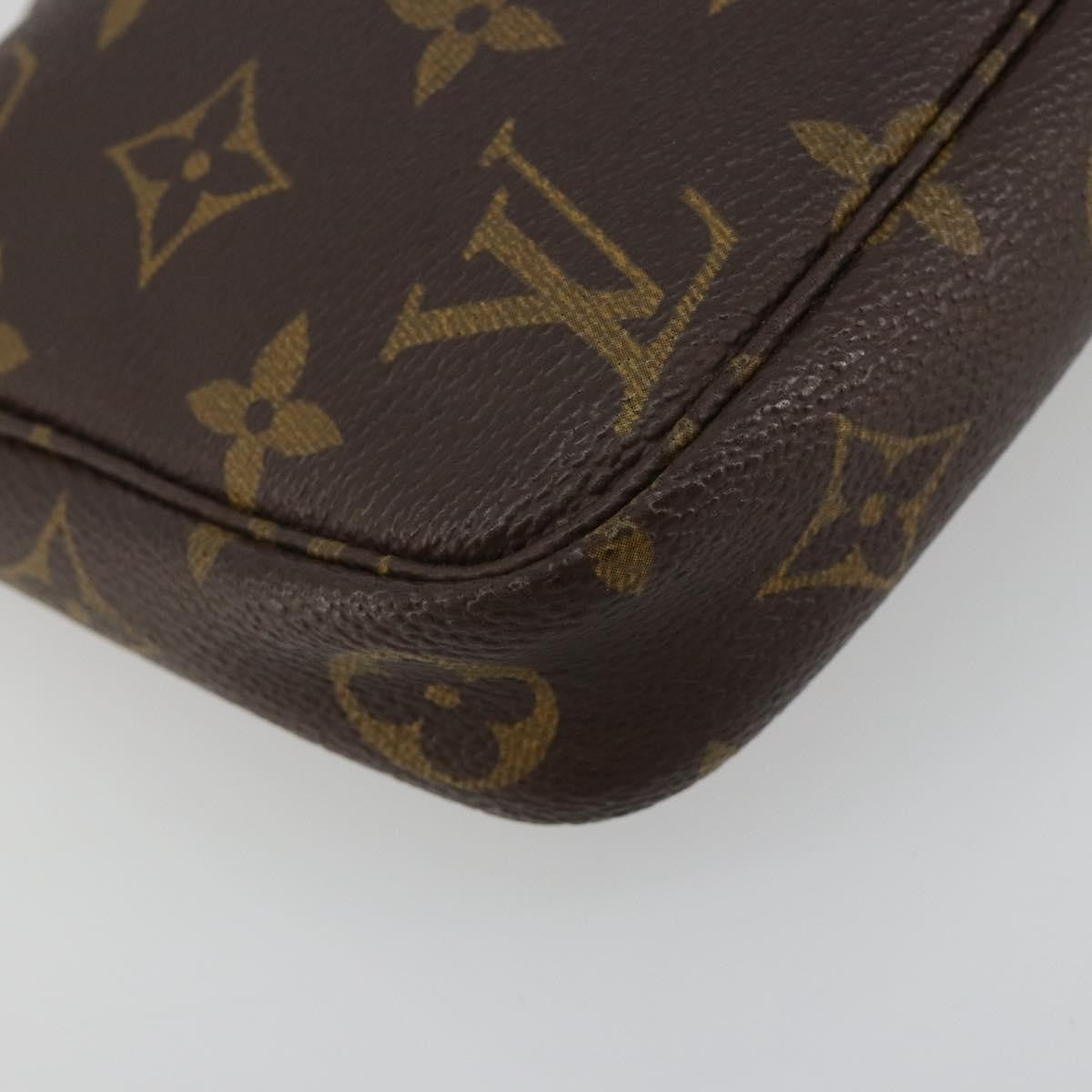 Louis Vuitton Pochette Accessoires Nm Monogram Canvas Brown Canvas Clutche & Pouche Bag (Pre-Owned)