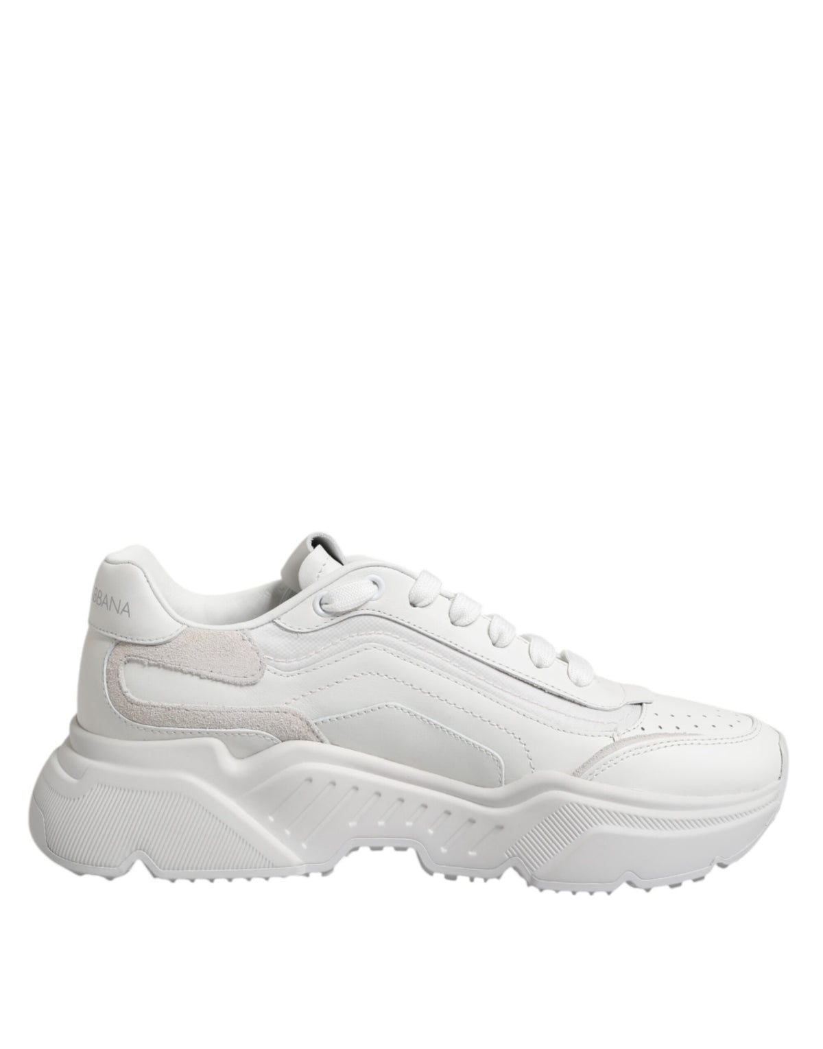 Dolce & Gabbana White Leather Daymaster Low Top Sneakers Men's Shoes (Pre-Owned)