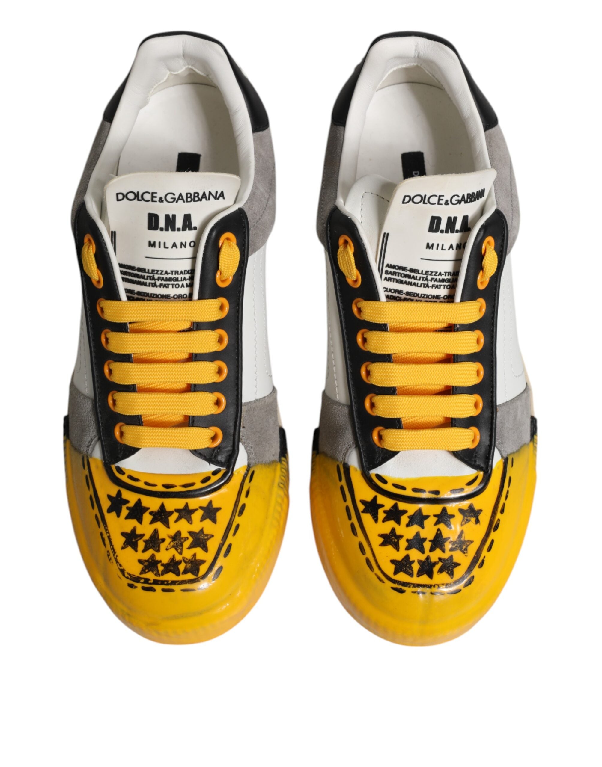 Dolce & Gabbana Multicolor MIAMI Low Top Sneakers Men's Shoes