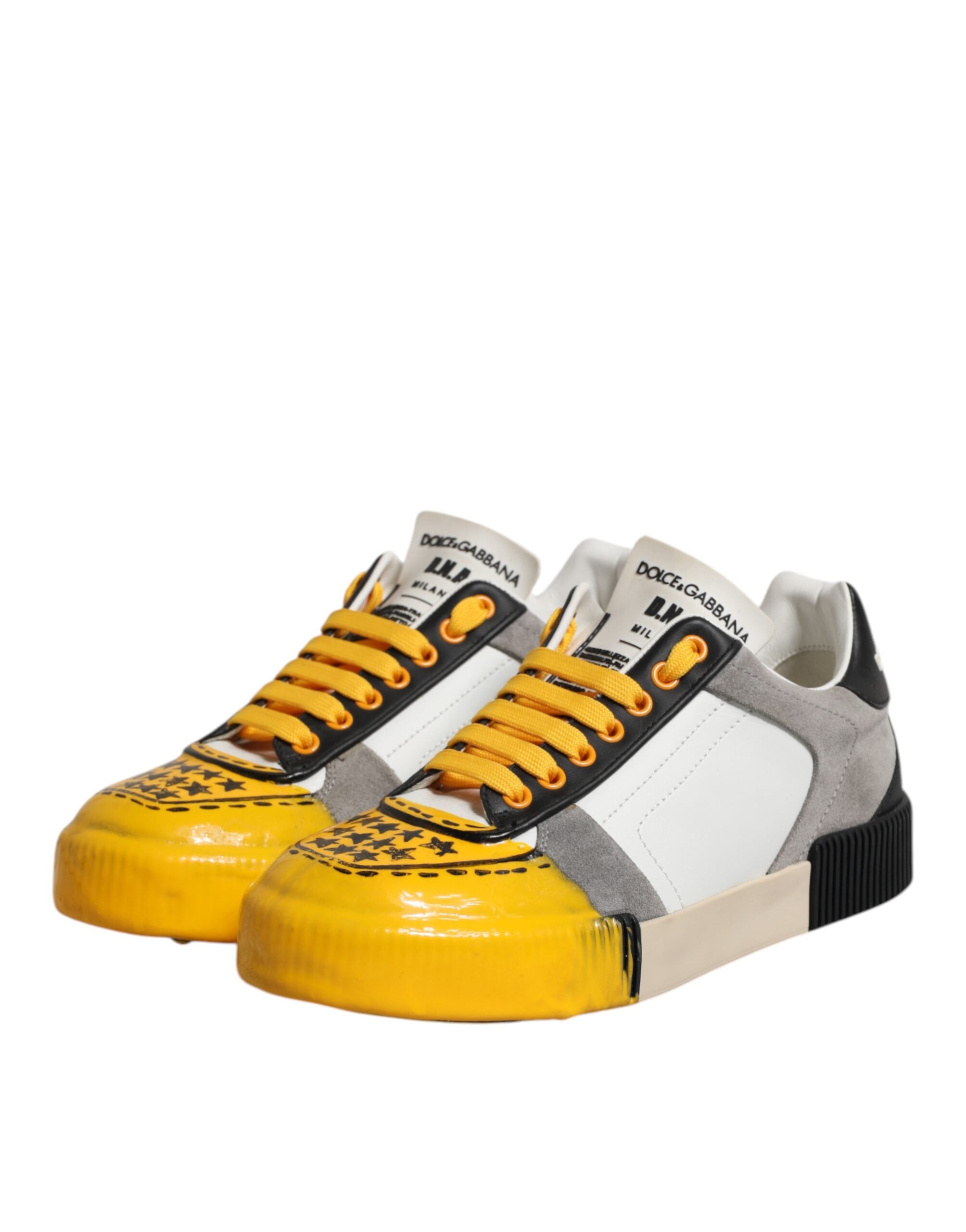 Dolce & Gabbana Multicolor MIAMI Low Top Sneakers Men's Shoes