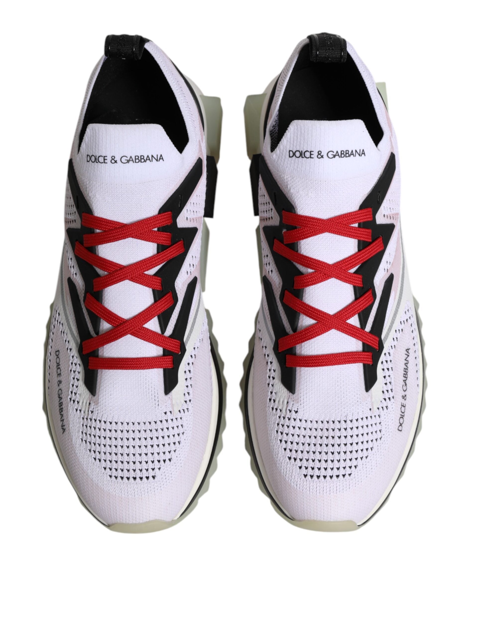Dolce & Gabbana White SORRENTO Sport Stretch Sneakers Men's Shoes