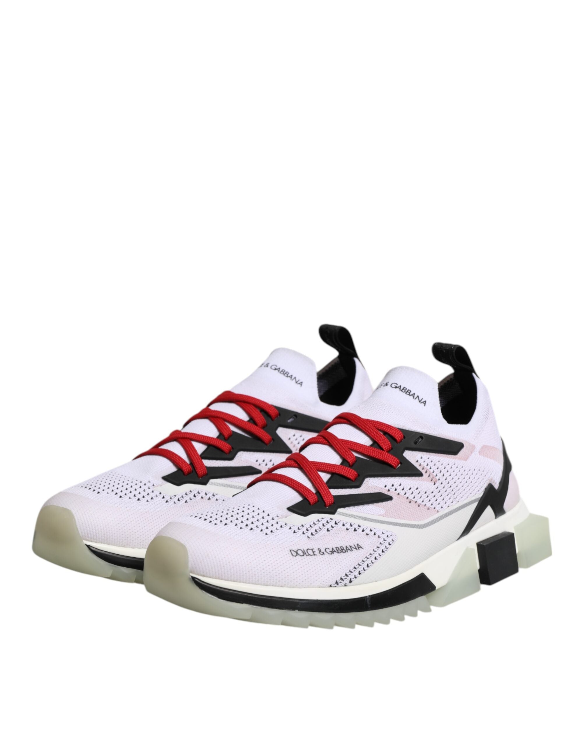 Dolce & Gabbana White SORRENTO Sport Stretch Sneakers Men's Shoes