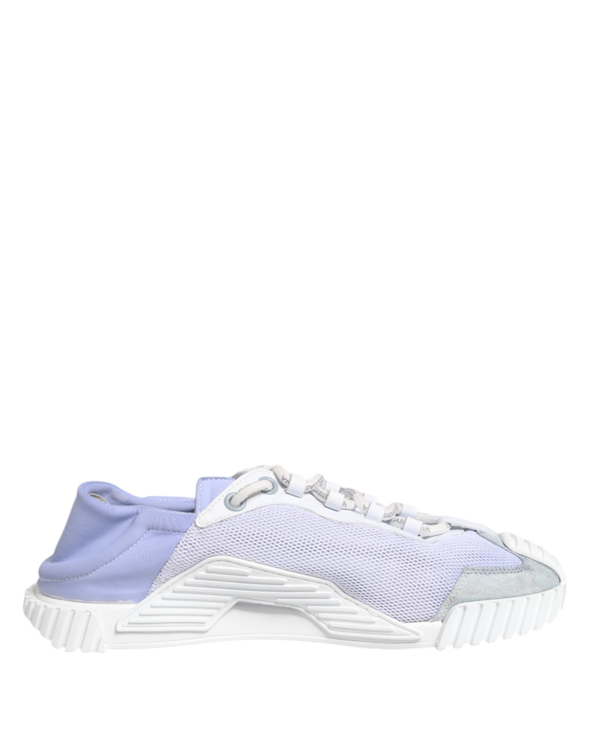 Dolce & Gabbana Purple White NS1 Lace Up Low Top Sneakers Men's Shoes (Pre-Owned)
